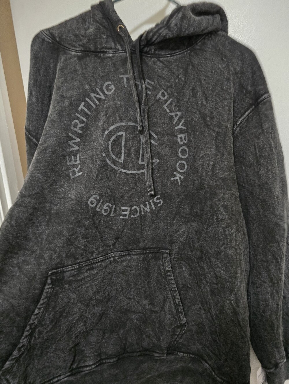 Champion Graphic Pullover Hoodie in Gray 2XL NWT